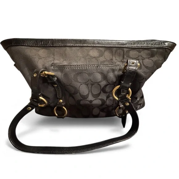 Coach Black Signature Tote 10831 - Picture 3 of 9